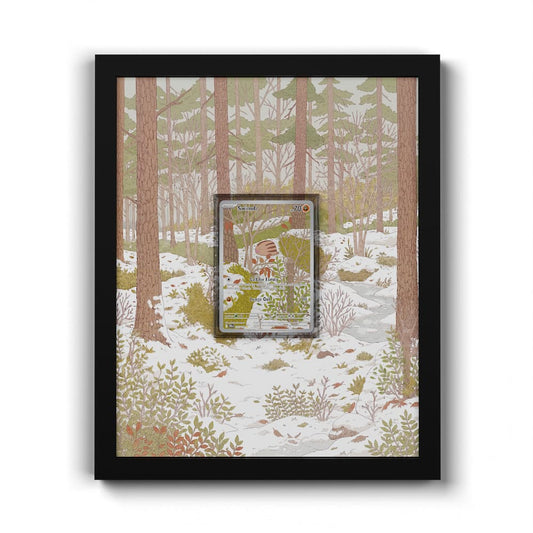 165 Quiekel - Extended Artwork Framed Pokemon Card Display