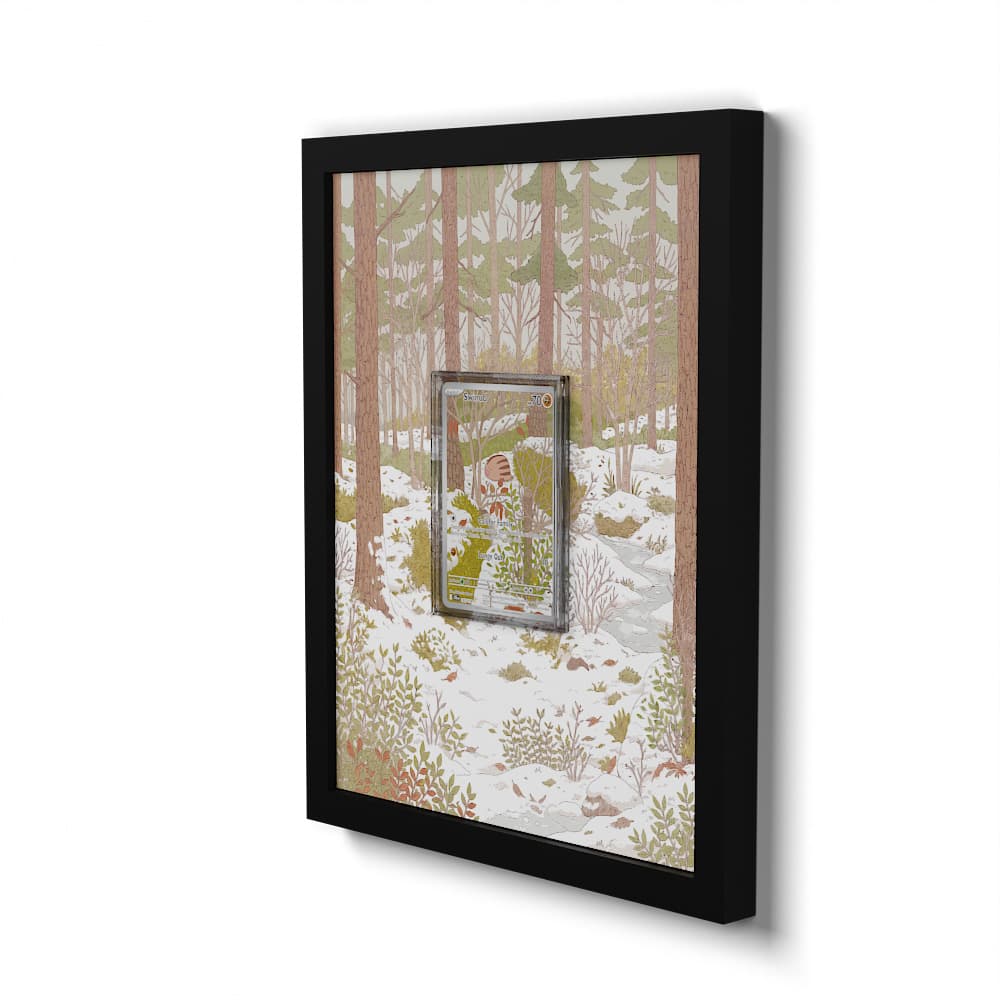 165 Quiekel - Extended Artwork Framed Pokemon Card Display