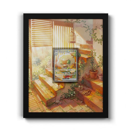 165 Elfun EX - Extended Artwork Framed Pokemon Card Display