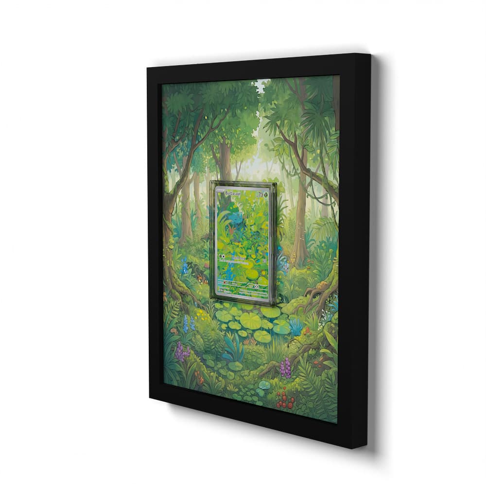 166 Bisasam - Extended Artwork Framed Pokemon Card Display