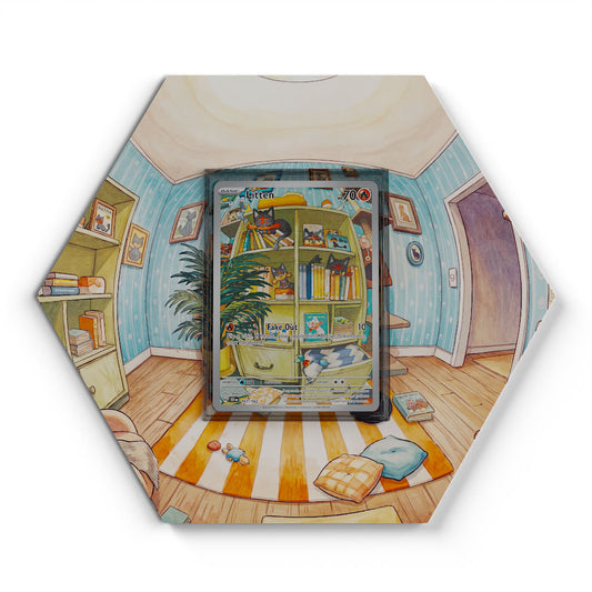 167/162 Flamiau - Extended Artwork Pokemon Card Display