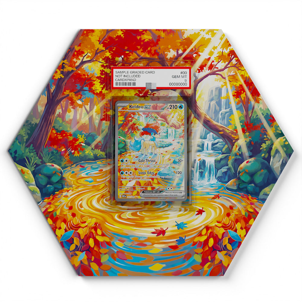 167 Keldeo EX - Extended Artwork Pokemon Card Display