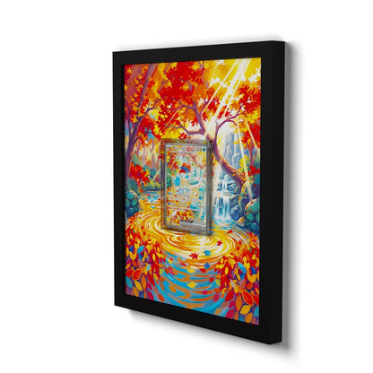 167/086 Keldeo EX - Extended Artwork Framed Pokemon Card Display