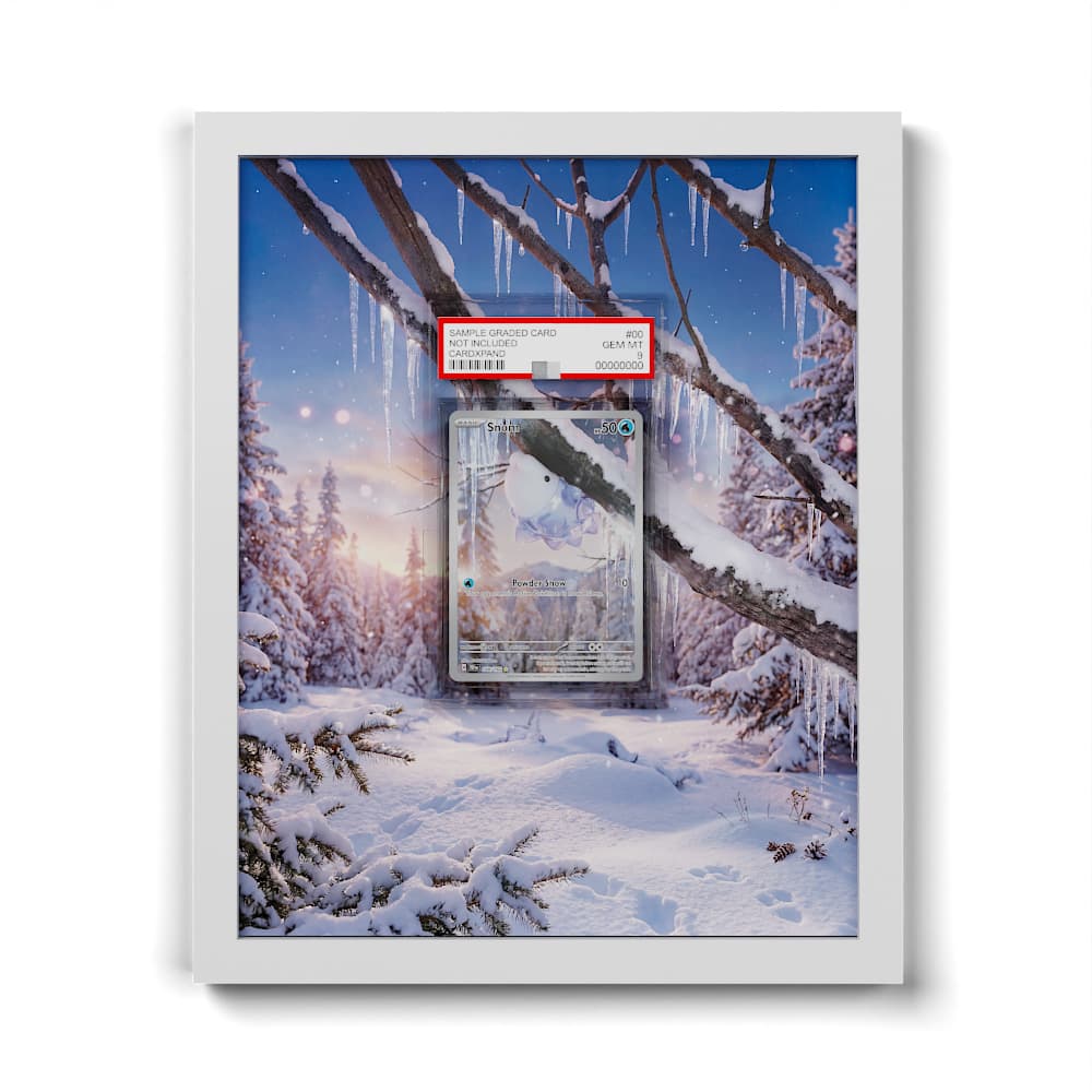 168 Snomnom - Extended Artwork Framed Pokemon Card Display