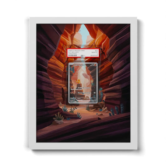 168 Glumanda - Extended Artwork Framed Pokemon Card Display
