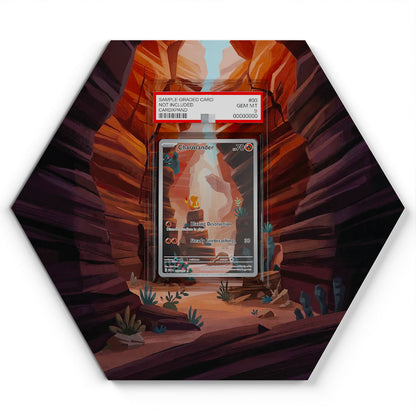 168/165 Glumanda - Extended Artwork Pokemon Card Display
