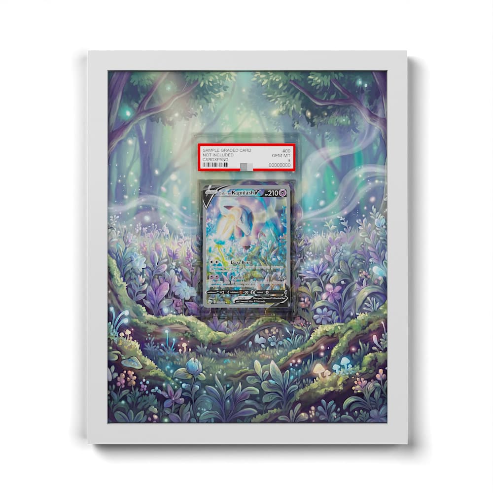 168/198 Gallopa - Extended Artwork Framed Pokemon Card Display