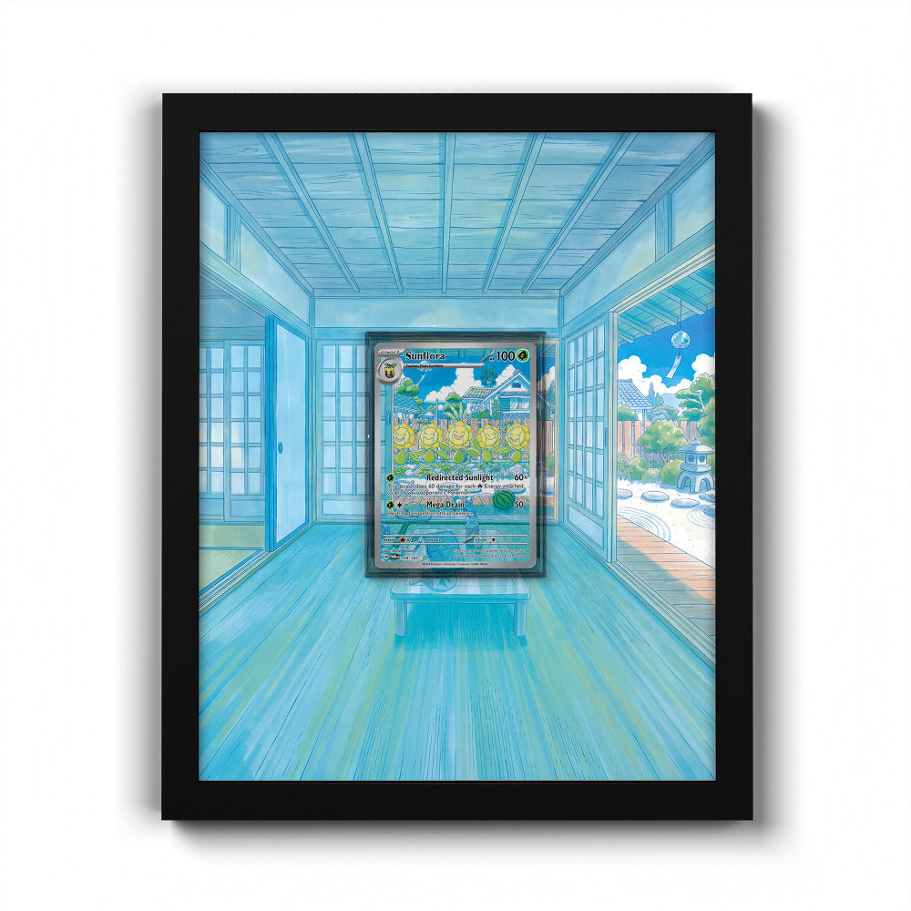 169/167 Sunflora - Extended Artwork Pokemon Card Frame