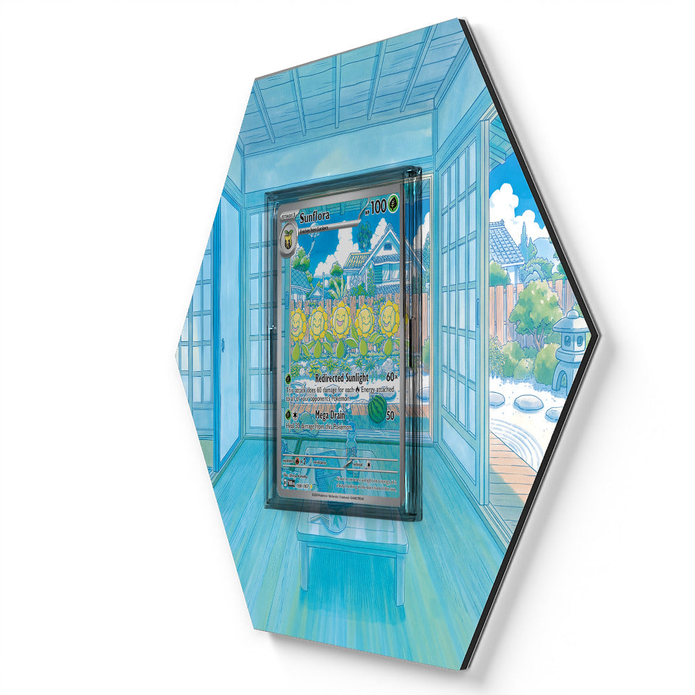 169/167 Sunflora - Extended Artwork Pokemon Card Display