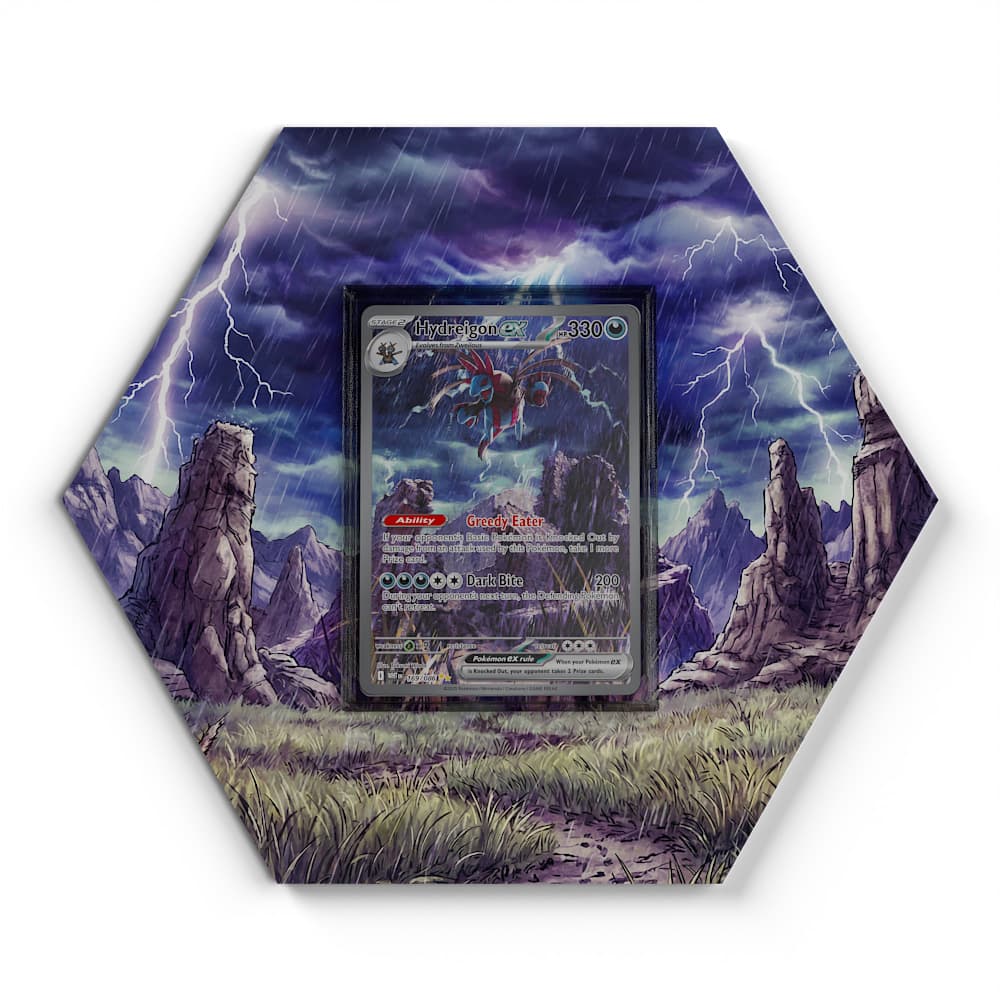 169/086 Trikephalo EX - Extended Artwork Pokemon Card Display