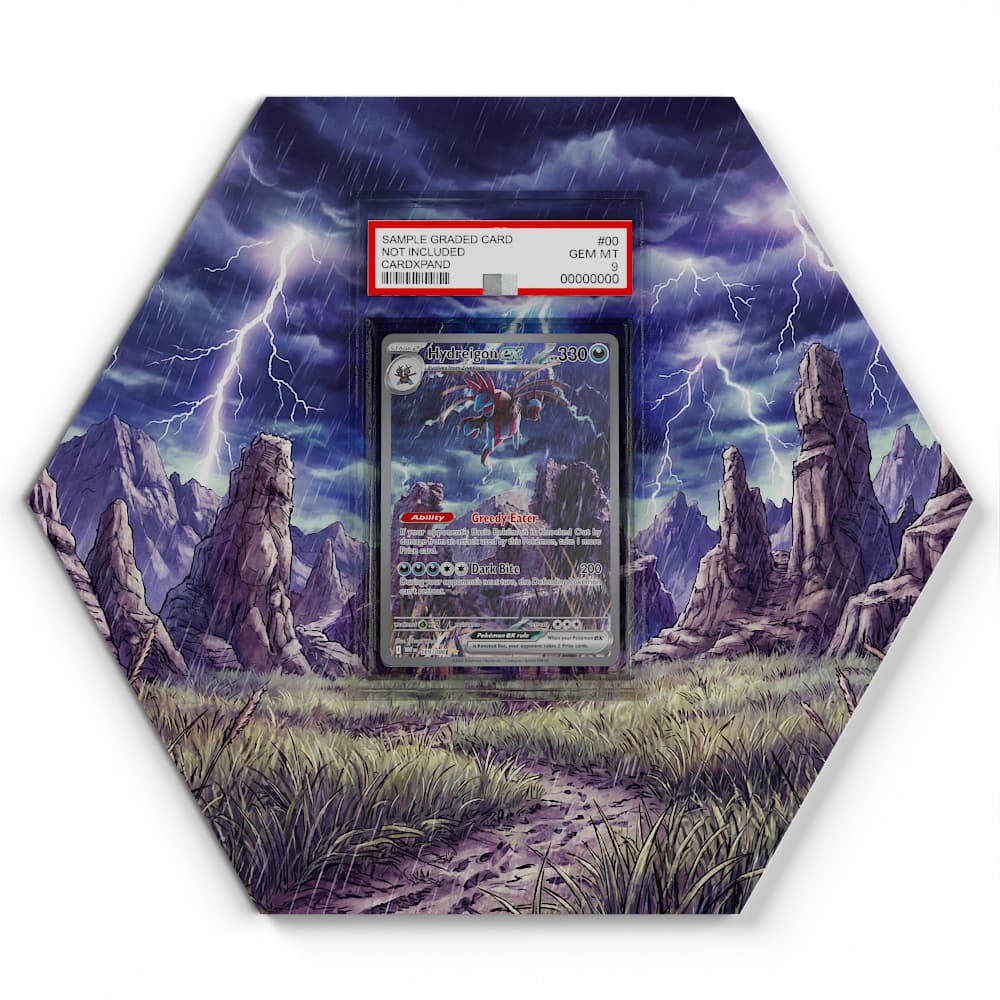 169/086 Trikephalo EX - Extended Artwork Pokemon Card Display