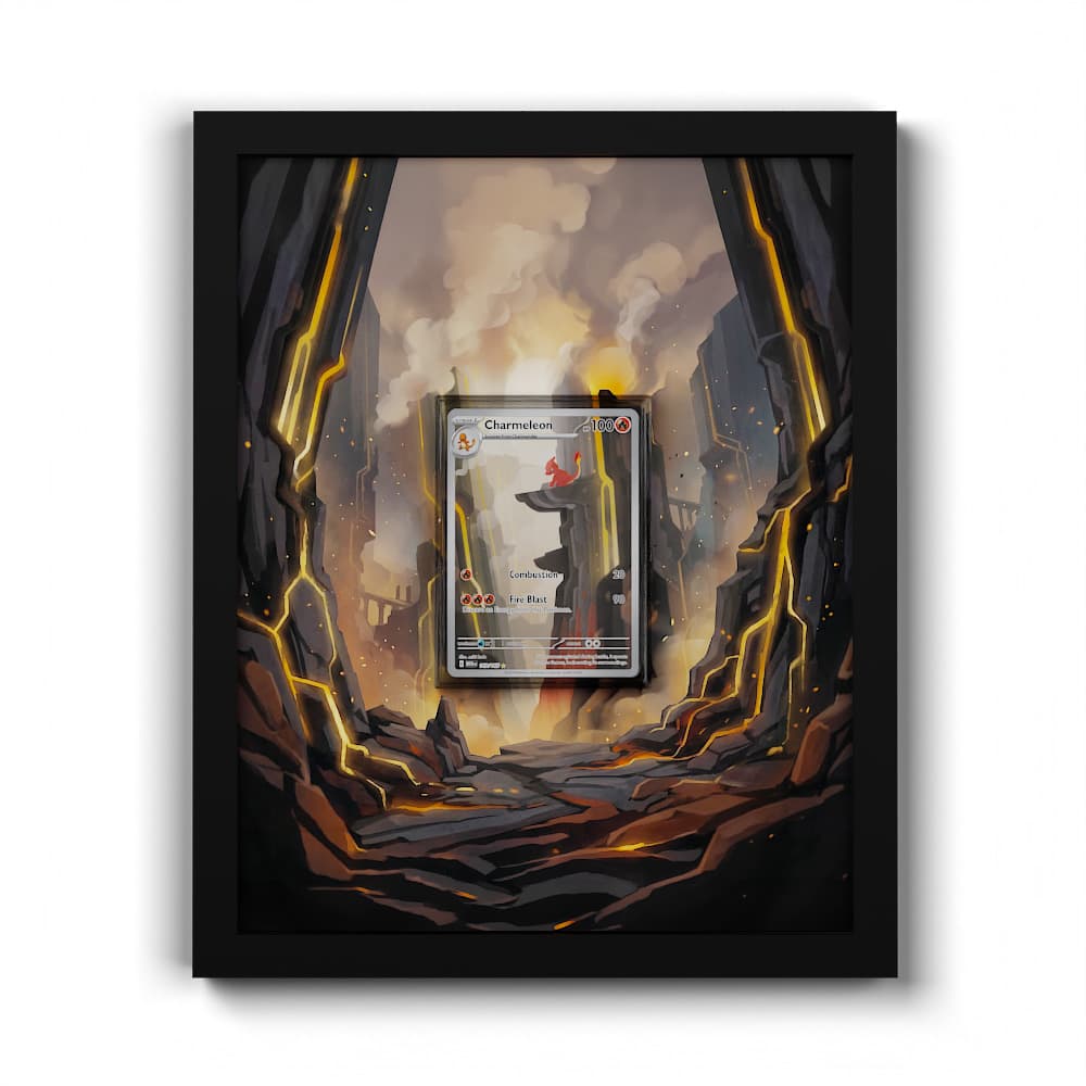169 Glutexo - Extended Artwork Framed Pokemon Card Display