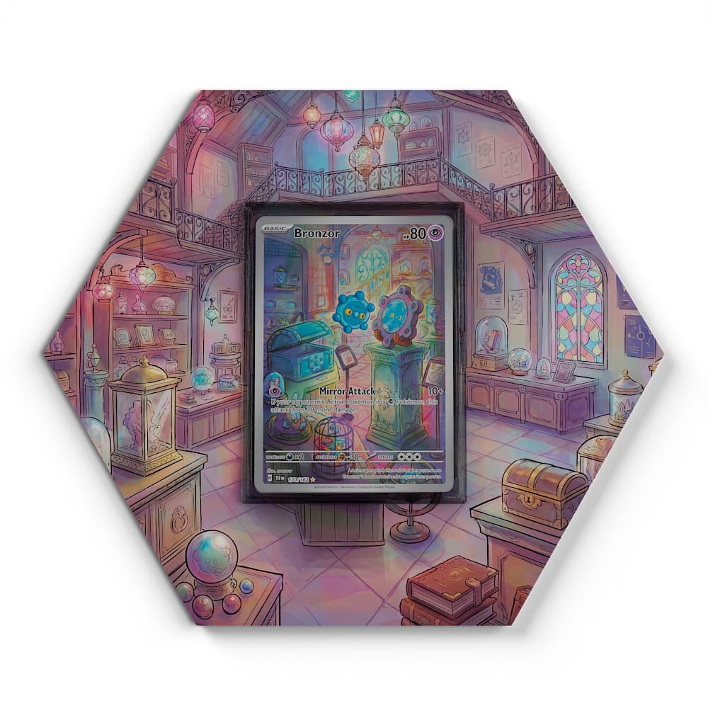 170/162 Bronzel - Extended Artwork Pokemon Card Display
