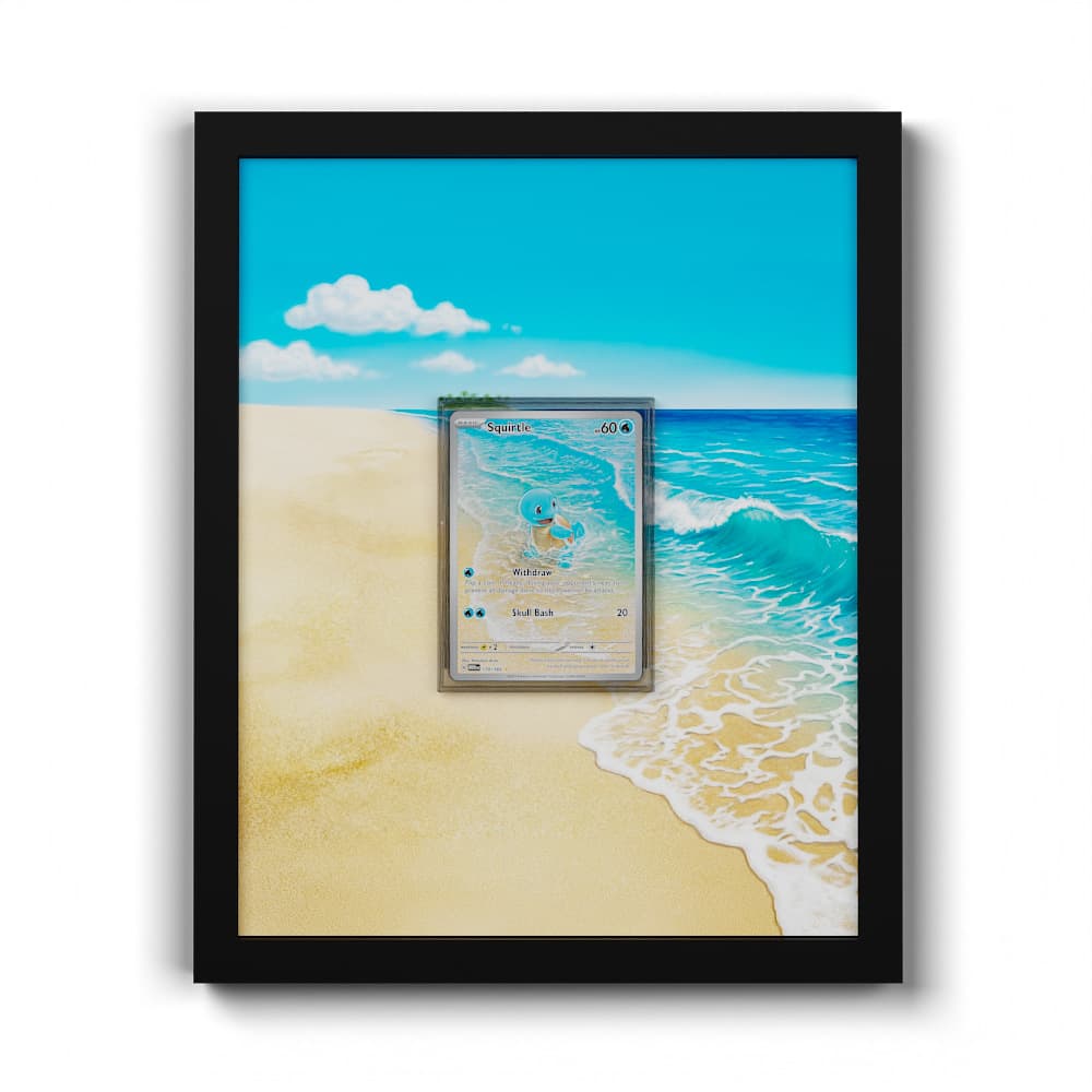 170 Schiggy - Extended Artwork Framed Pokemon Card Display
