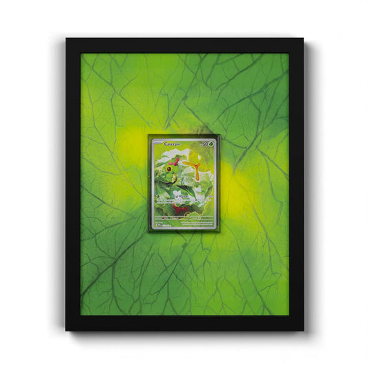 172 Raupy - Extended Artwork Framed Pokemon Card Display