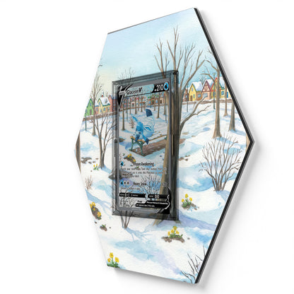 175/203 Glaceon V - Extended Artwork Pokemon Card Display