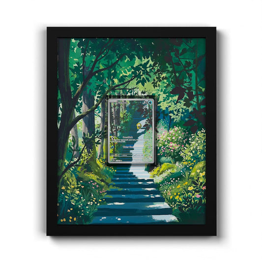 175 Enton - Extended Artwork Framed Pokemon Card Display