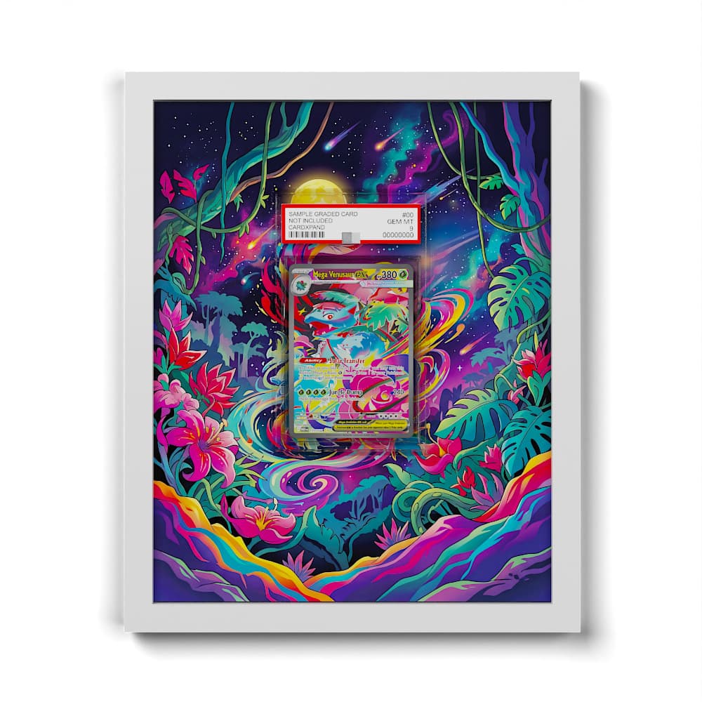 177 Mega-Bisaflor EX - Extended Artwork Framed Pokemon Card Display