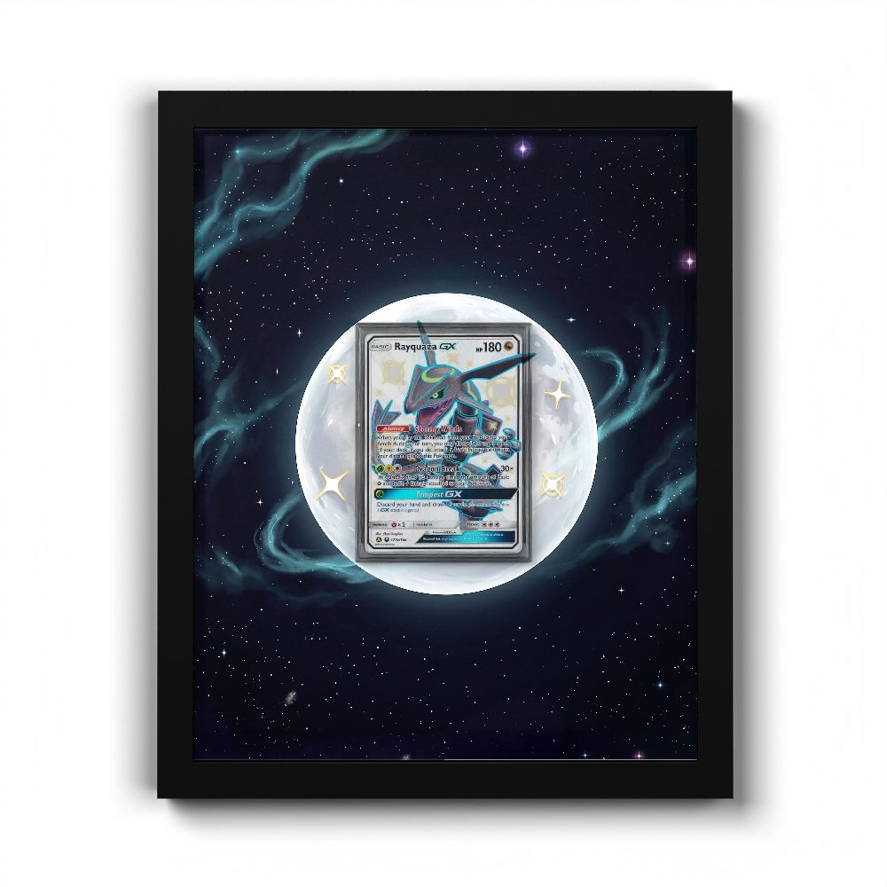 177a/168 Rayquaza GX - Extended Artwork Pokemon Card Frame