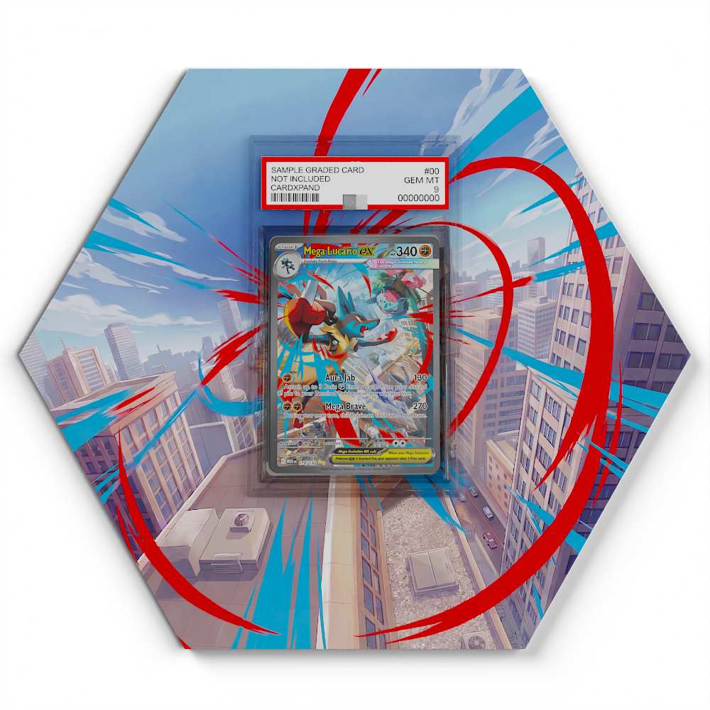 179-132-mega-lucario-ex large graded display