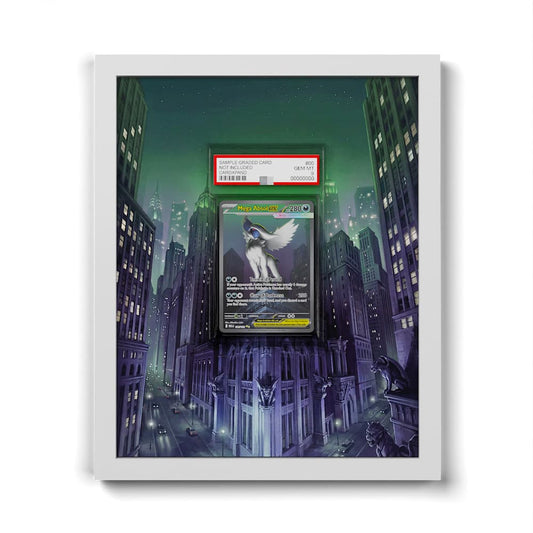 180 Mega-Absol EX - Extended Artwork Framed Pokemon Card Display