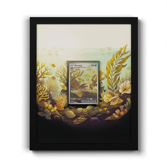 180 Amonitas - Extended Artwork Framed Pokemon Card Display