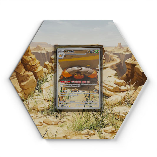 186/182 Lithomith - Extended Artwork Pokemon Card Display