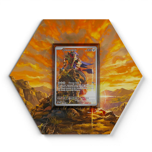 201/182 Zamazenta - Extended Artwork Pokemon Card Display