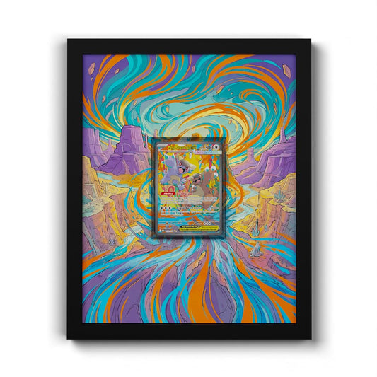 182 Mega-Kangama EX - Extended Artwork Framed Pokemon Card Display