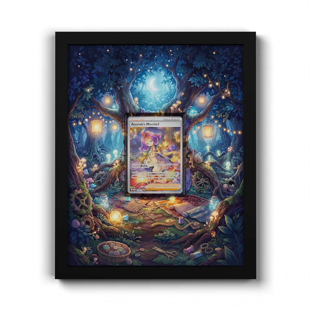 183 Lola-Quatsch - Extended Artwork Framed Pokemon Card Display