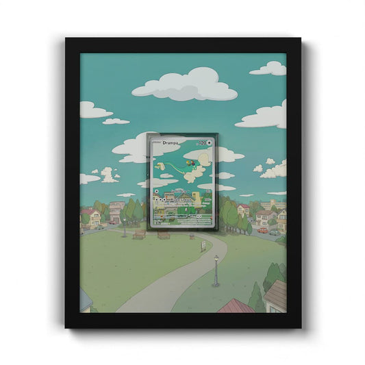 184 Sen-Long - Extended Artwork Framed Pokemon Card Display