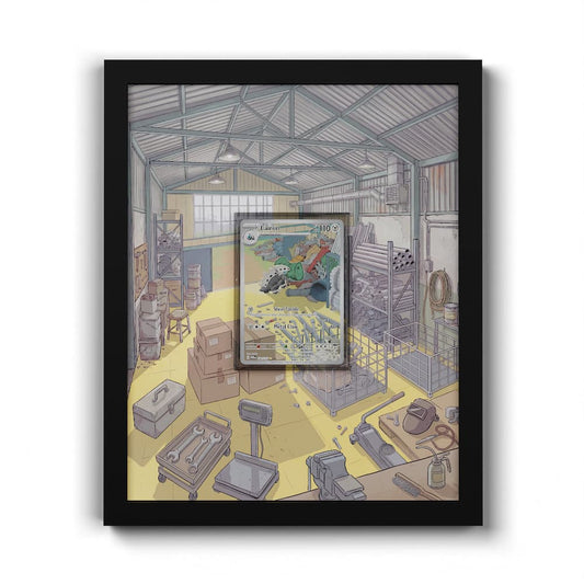 184/167 Stollrak - Extended Artwork Framed Pokemon Card Display