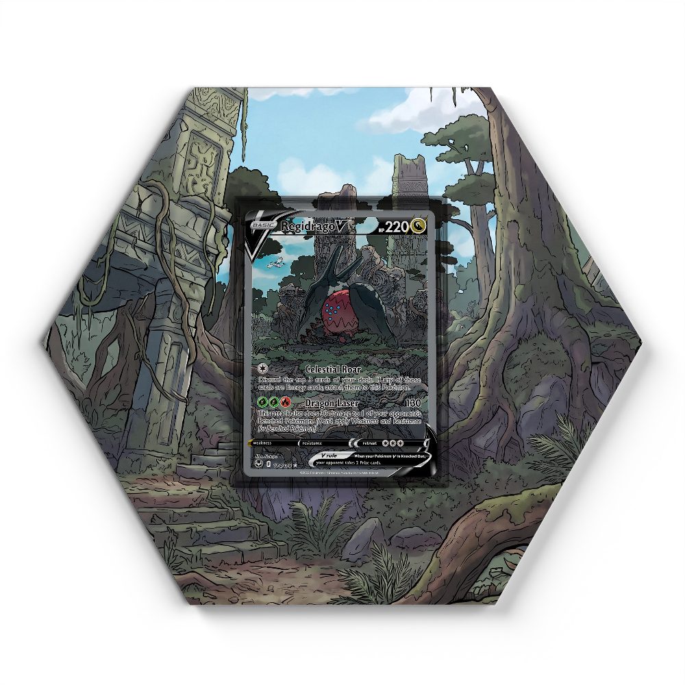 105 Branawarz - Extended Artwork Pokemon Card Display
