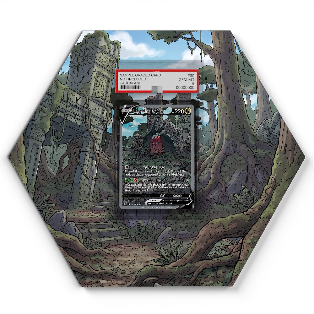 105 Branawarz - Extended Artwork Pokemon Card Display