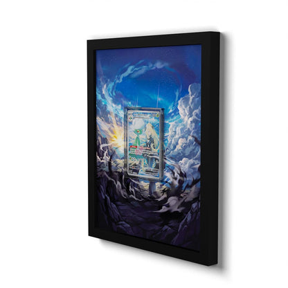 184/182 Cynthias Roserade - Extended Artwork Framed Pokemon Card Display