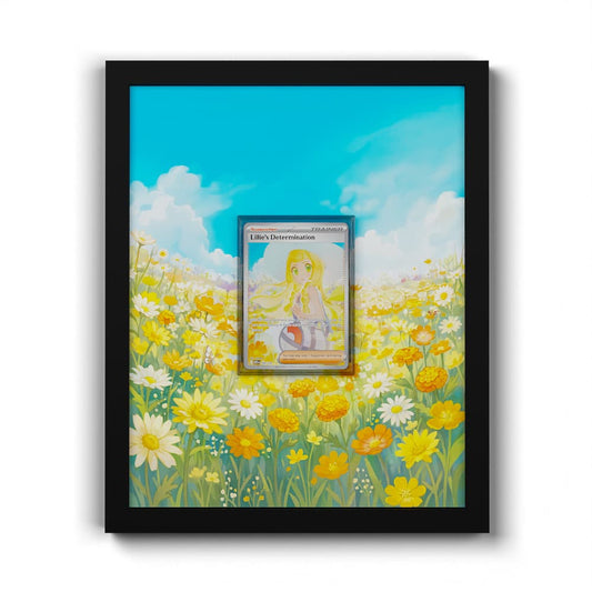 184 Lillys Entschlossenheit - Extended Artwork Framed Pokemon Card Display