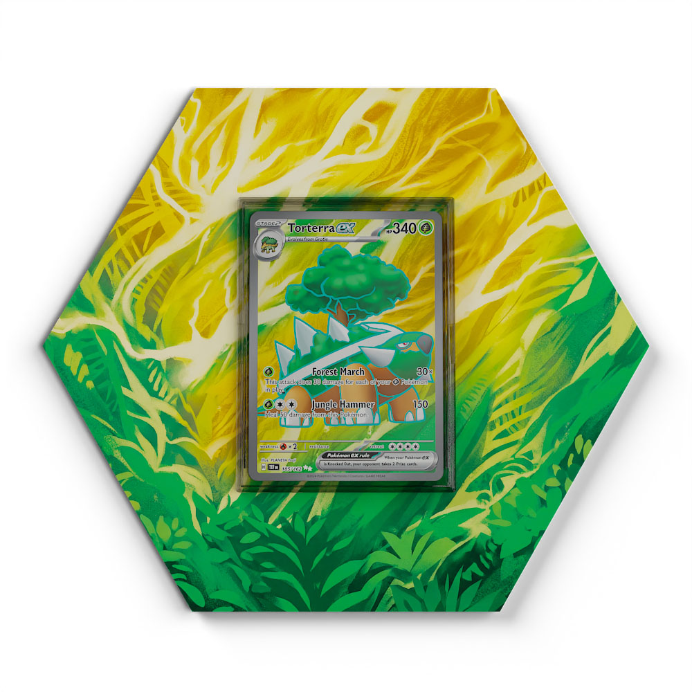 185/162 Chelterrar EX - Extended Artwork Pokemon Card Display