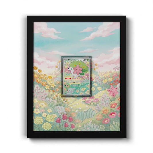 185 Shaymin - Extended Artwork Framed Pokemon Card Display