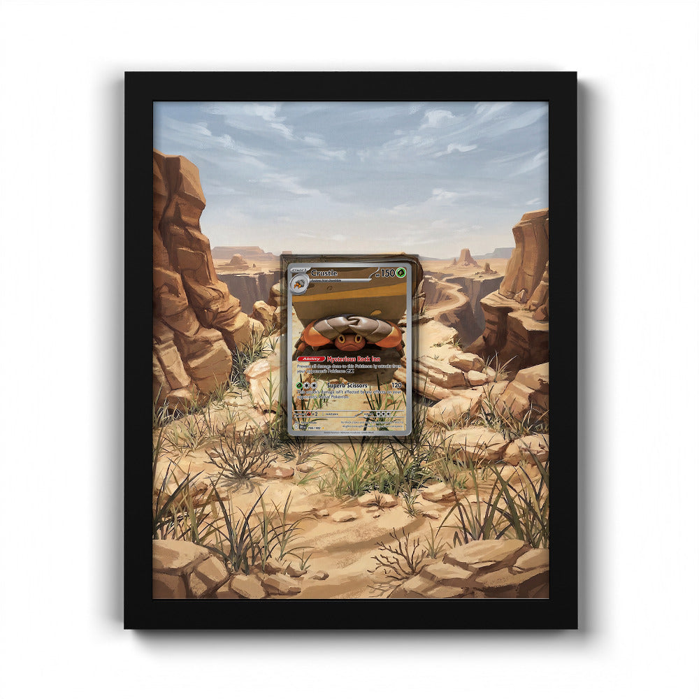 186/182 Crustle - Extended Artwork Pokemon Card Frame