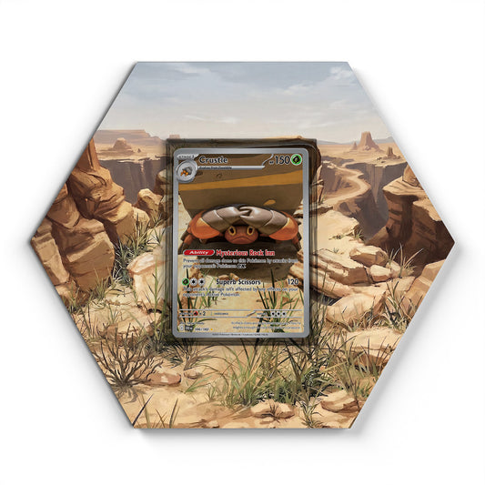 186/182 Lithomith - Extended Artwork Pokemon Card Display
