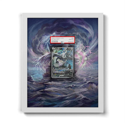 186/195 Lugia - Extended Artwork Framed Pokemon Card Display