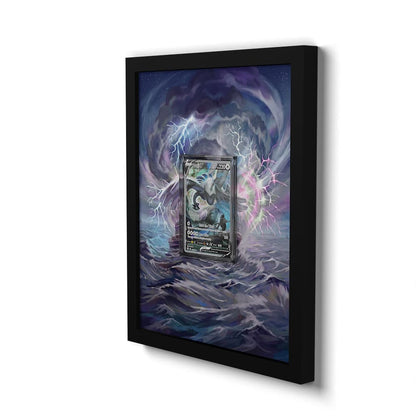 186/195 Lugia - Extended Artwork Framed Pokemon Card Display