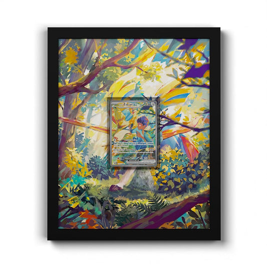 186 Hops Zacian EX - Extended Artwork Framed Pokemon Card Display