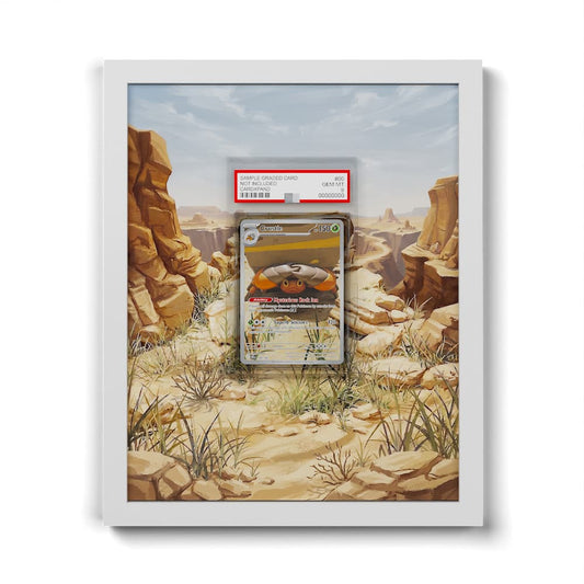 186 Lithomith - Extended Artwork Framed Pokemon Card Display