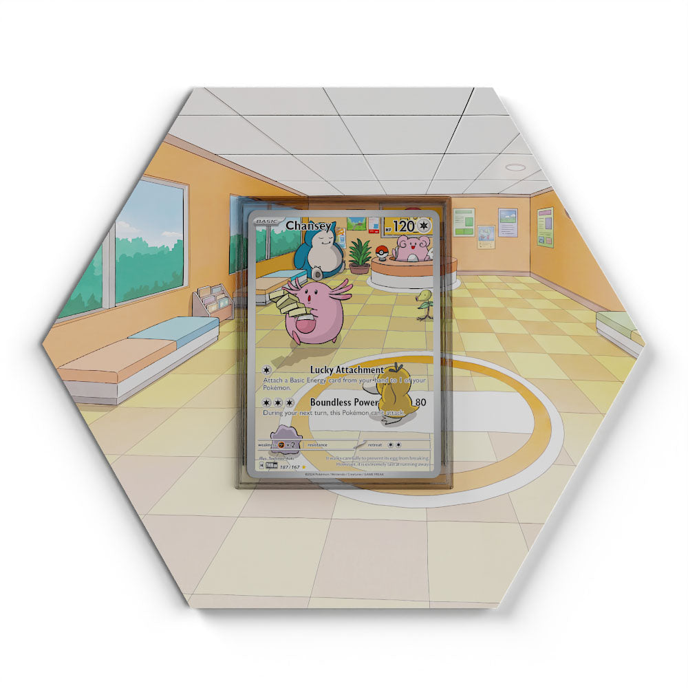 187/167 Chaneira - Extended Artwork Pokemon Card Display