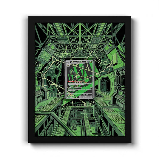 187 Team Rockets Tarundel - Extended Artwork Framed Pokemon Card Display
