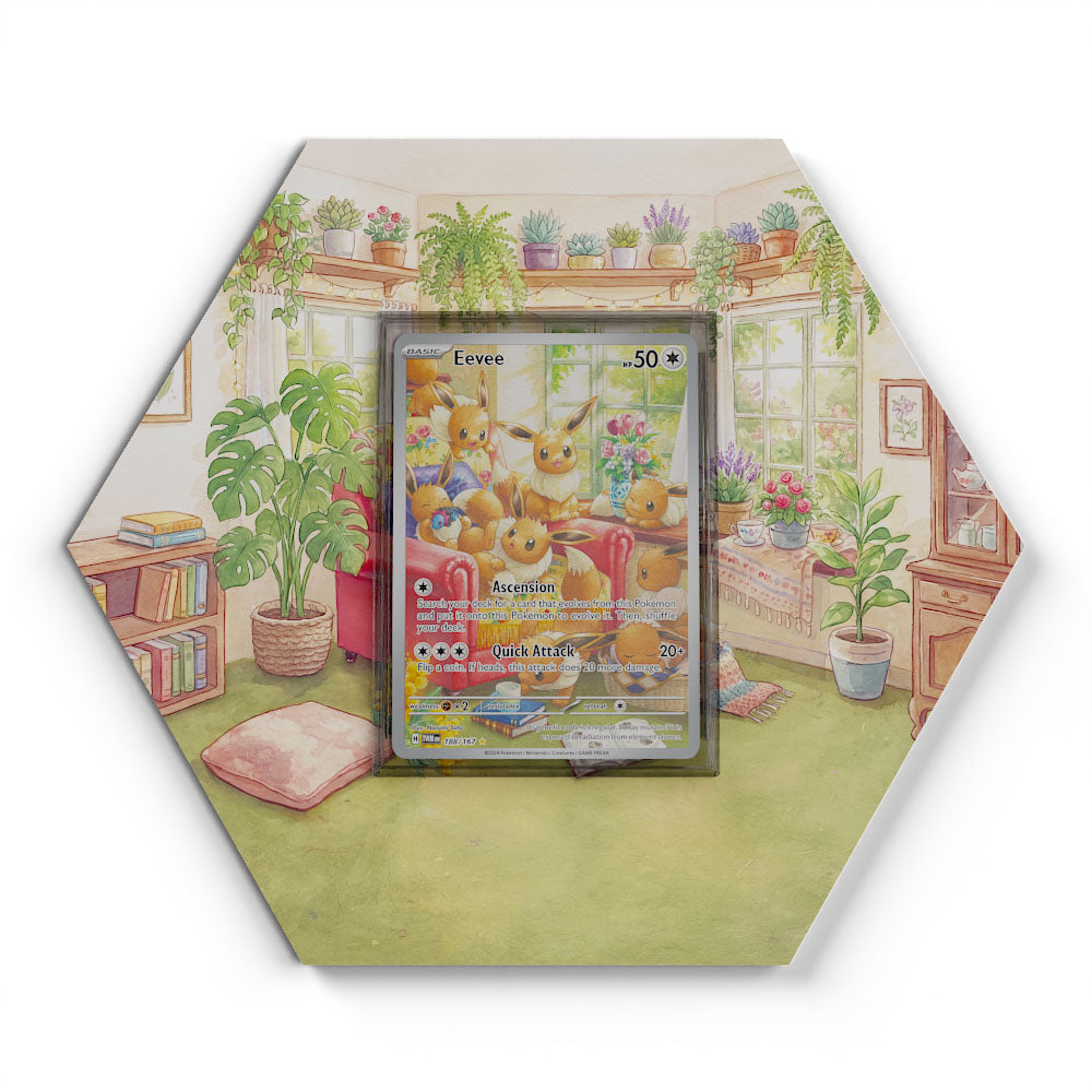 188/167 Evoli - Extended Artwork Pokemon Card Display