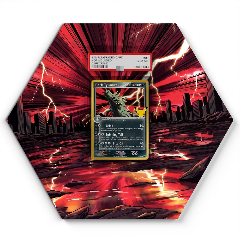 19/109 Dark Tyranitar - Extended Artwork Pokemon Card Display