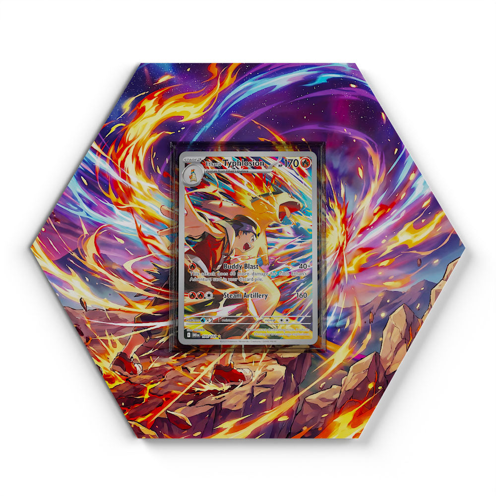 190/182 Klarins Tornupto - Extended Artwork Pokemon Card Display