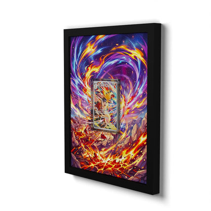 190/182 Ethans Tornupto - Extended Artwork Framed Pokemon Card Display